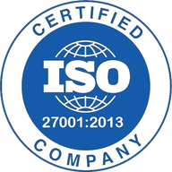 ISO 27001:2013 certified company